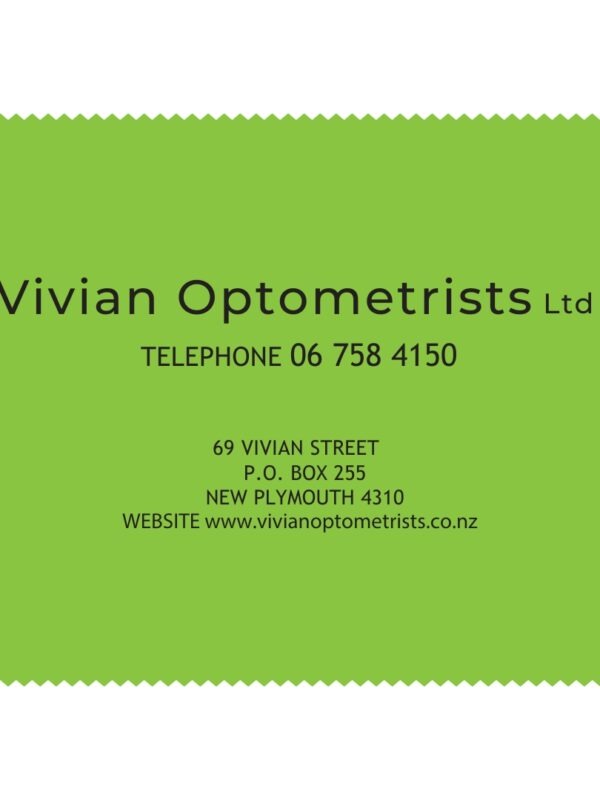 140x100mm Microfibre Eyewear Cleaning Cloth (Branded)