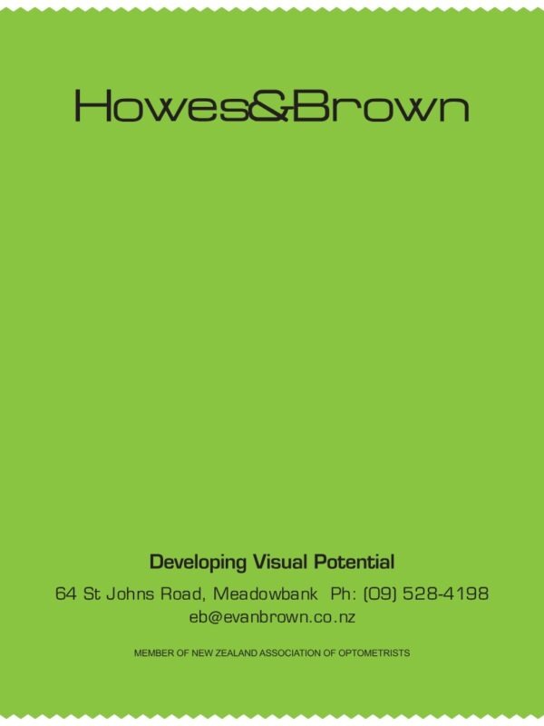 180x150mm Microfibre Eyewear Cleaning Cloth (Branded)