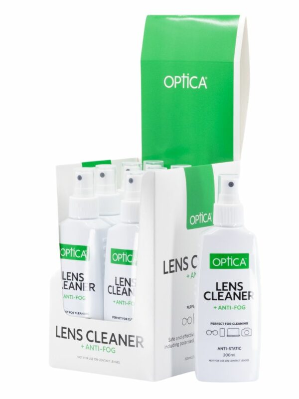 200ml Optica Lens Cleaning Solution (8pc Counter Stand)