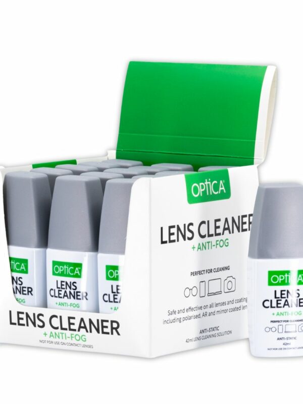 42ml Optica Lens Cleaning Solution (15pc Counter Stand)