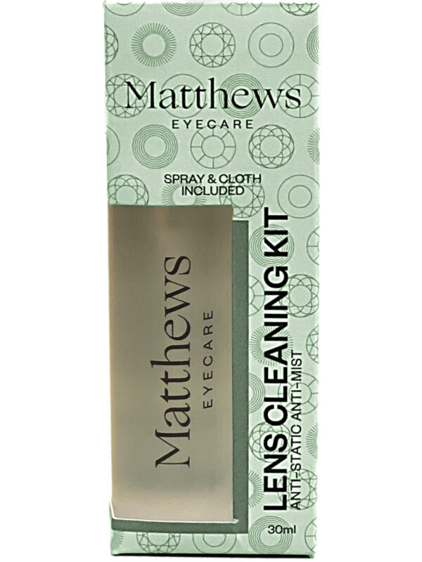 MATTHEWS Branded 30ml Lens Cleaning Solution and Cloth Kit (25 PACK)