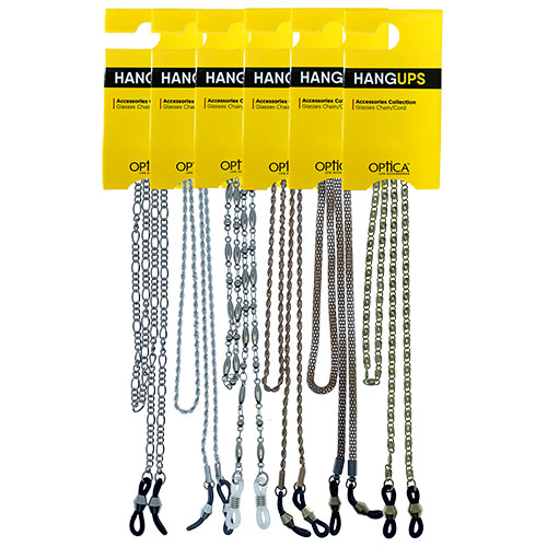 Metal Silver & Gold Chains - 6 Pack - Assorted