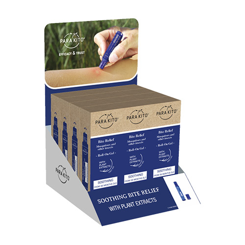 PARA'KITO Bite Relief Roll-On Gel 5ml (12pc Pack)