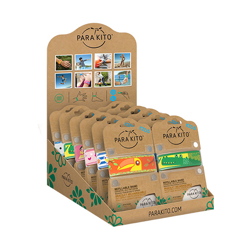 PARA'KITO Kids Wristbands (12pc Counter Stand)