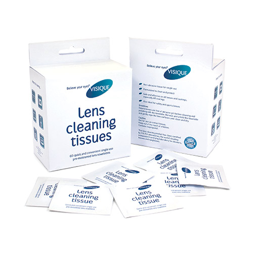Visique Lens Cleaning Tissues (60pc Box)