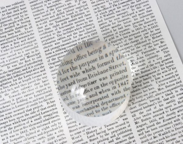 Dome Magnifier - Hand Polished 4x Magnification - 95mm - Image 3