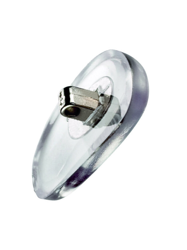 Biomedical PVC Screw-in Nose Pads - D-Shape
