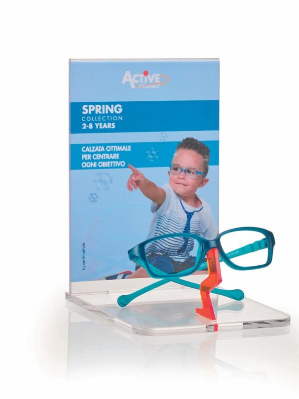 Active Frames Display Stand with Showcards