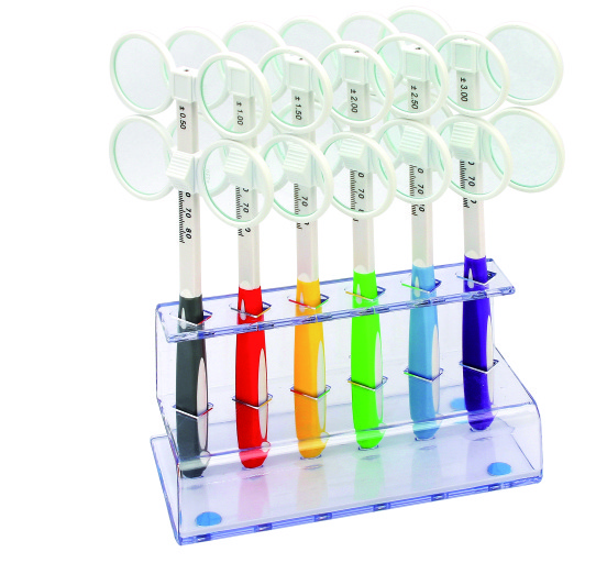 Adjustable 6pc flipper set in stand